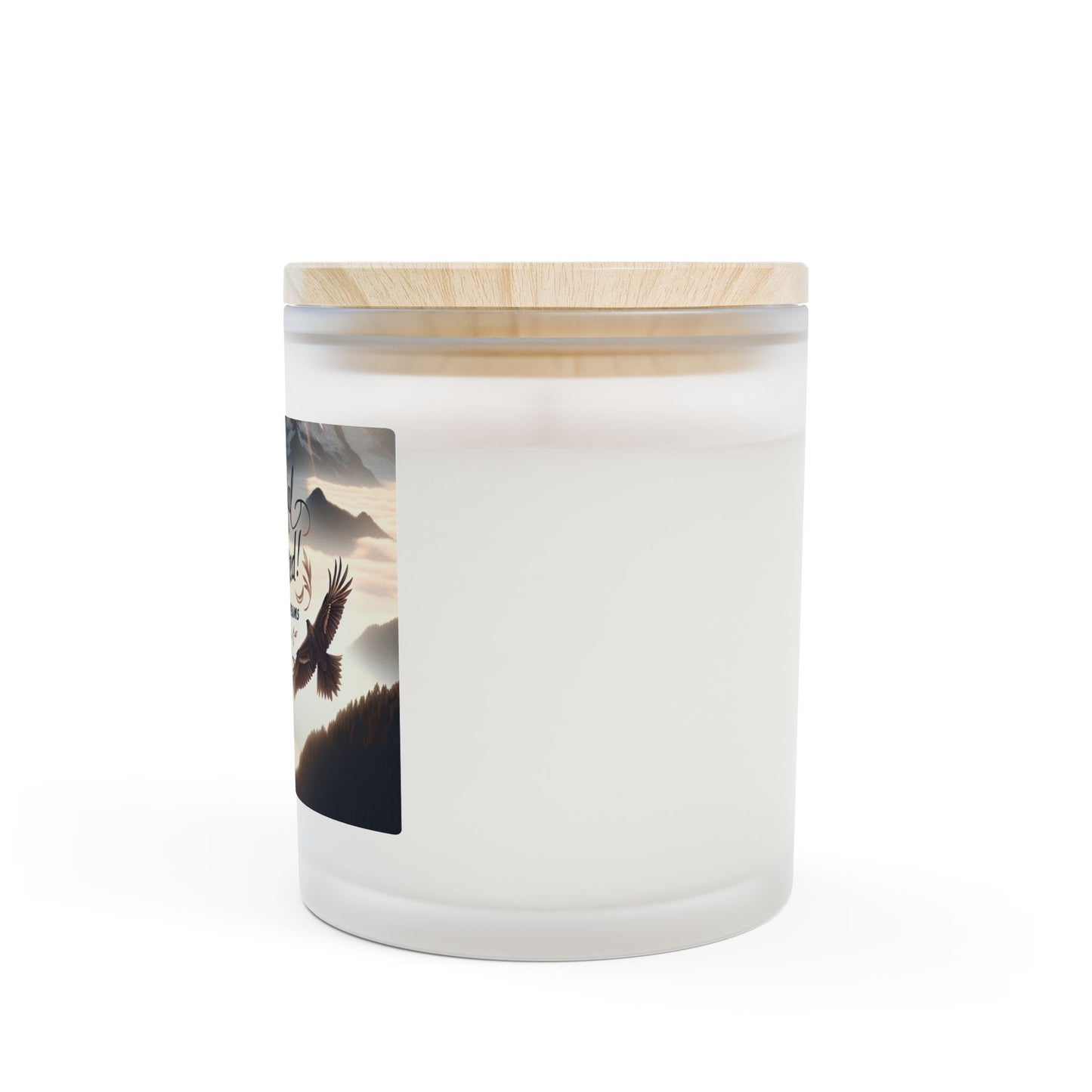 Frosted Glass Candle, 11oz